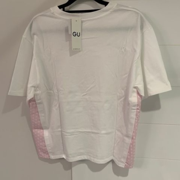 Pink anime demon slayer graphic tee with pink sides - Picture 2 of 2
